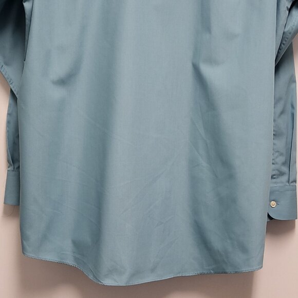 Vintage Arrow Mens Shirt Poplin XL 17 34/35 Button Up Wrinkle Free Long Sleeve - Picture 12 of 16